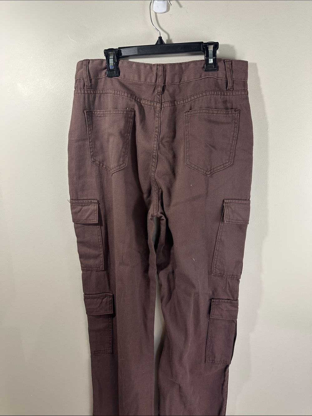 Woman’s Brown Cargo Pants - Durable Utility Style - Picture 4 of 6